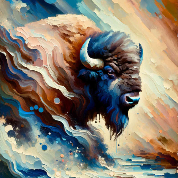 Paint by Numbers - Color impression buffalo