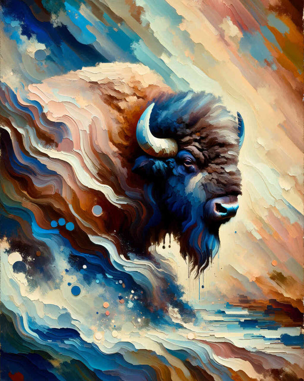 Paint by Numbers - Color impression buffalo