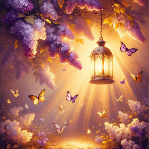 Paint by Numbers - Lantern with Lilac