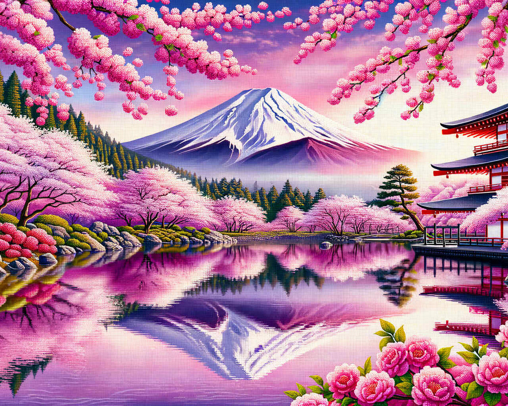 Paint by Numbers - Japan Mount Fuji