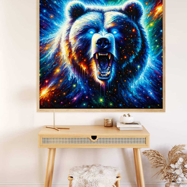 Paint by Numbers - Roaring bear