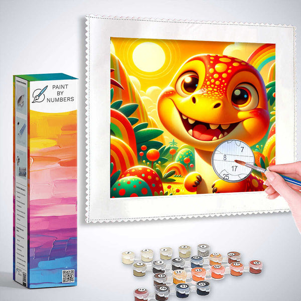 Rexi dinosaur - Paint by Numbers