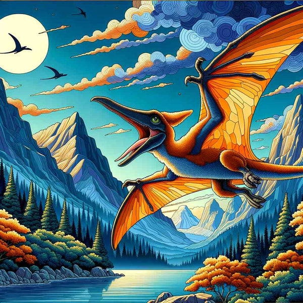 Petro dinosaur - Paint by Numbers