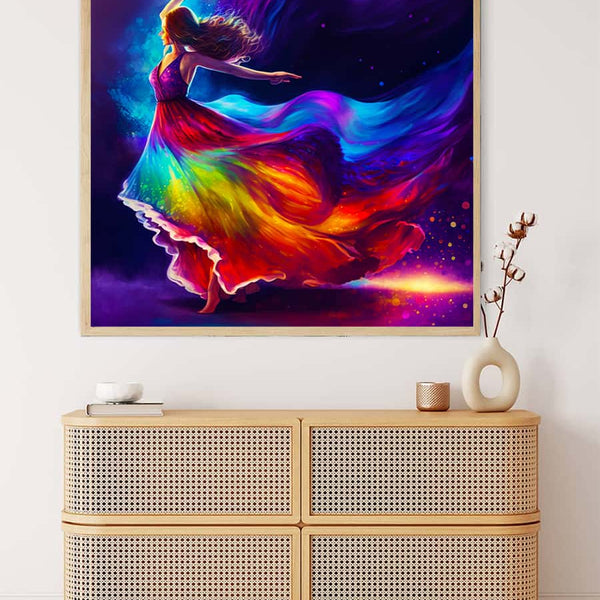 Diamond Painting - Farbspiele - gedruckt in Ultra-HD - Menschen, Neu eingetroffen, Quadratisch