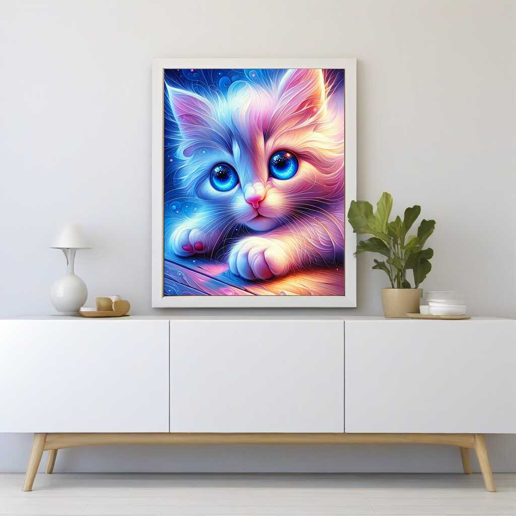 Paint by Numbers - Loving Cat Portrait