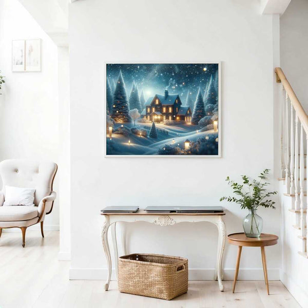 Paint by Numbers - Snowy Christmas House