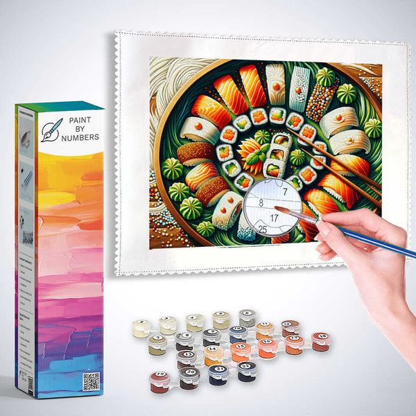 Paint by Numbers - Sushi