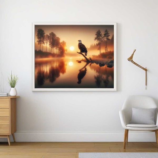 Paint by Numbers - Eagle on the river