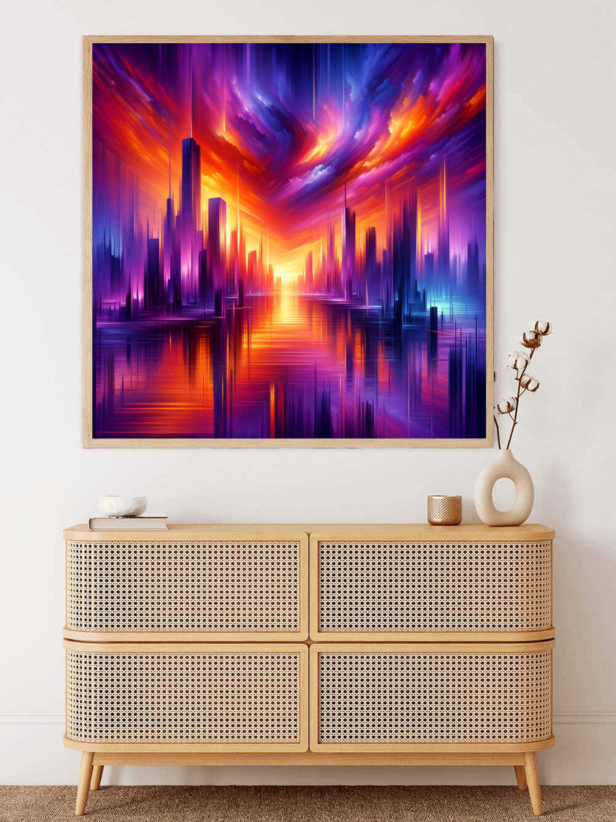 AB Diamond Painting - Abstract City