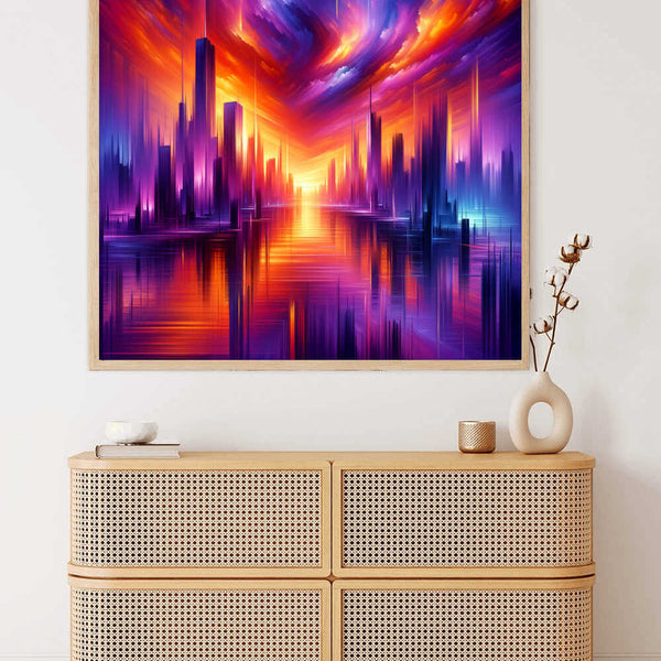 AB Diamond Painting - Abstract City
