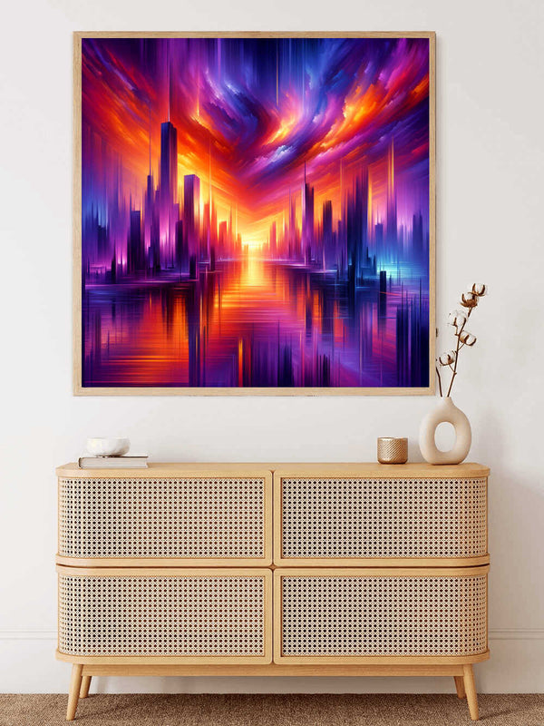 AB Diamond Painting - Abstract City