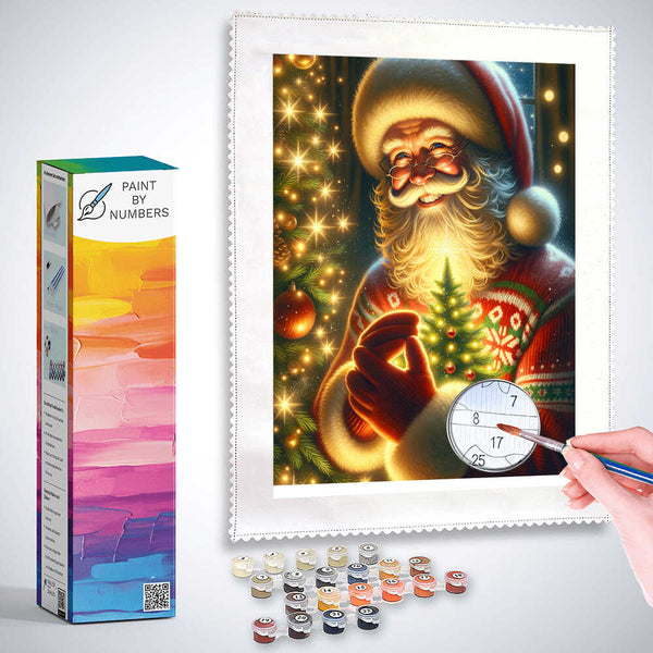 Paint by Numbers - Christmas Tree in Hands