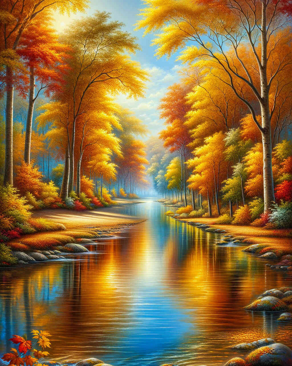Paint by Numbers - Autumn Flow