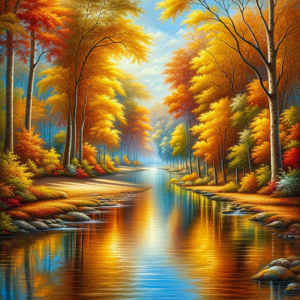 Paint by Numbers - Autumn Flow