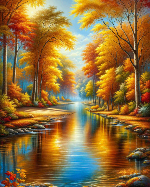 Paint by Numbers - Autumn Flow