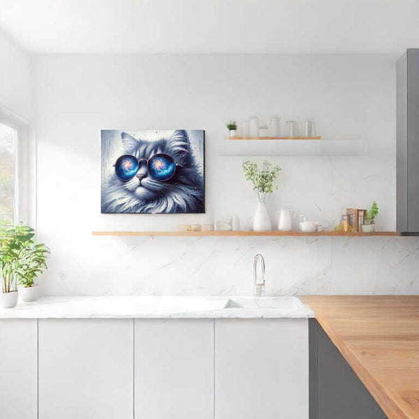 Cat with sunglasses - Paint by Numbers