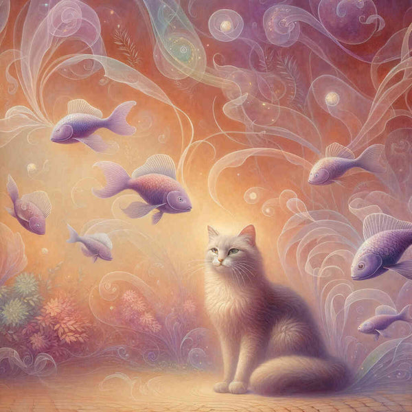 Paint by Numbers - Cat and Fish Friends