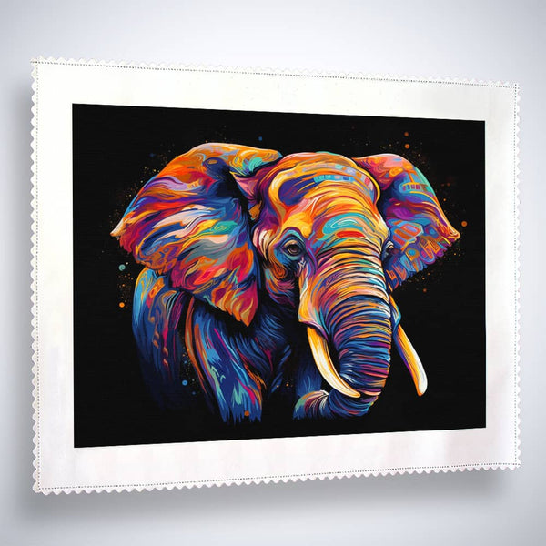 Elephant sideways, Abstract - Paint by Numbers