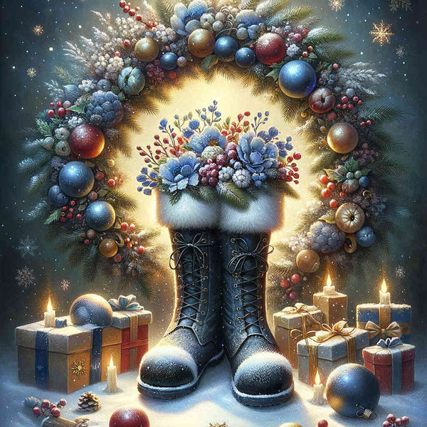 Paint by Numbers - Filled Christmas Boots
