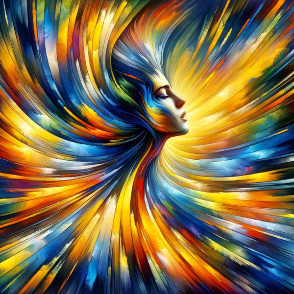 AB Diamond Painting - Woman Abstract colorful