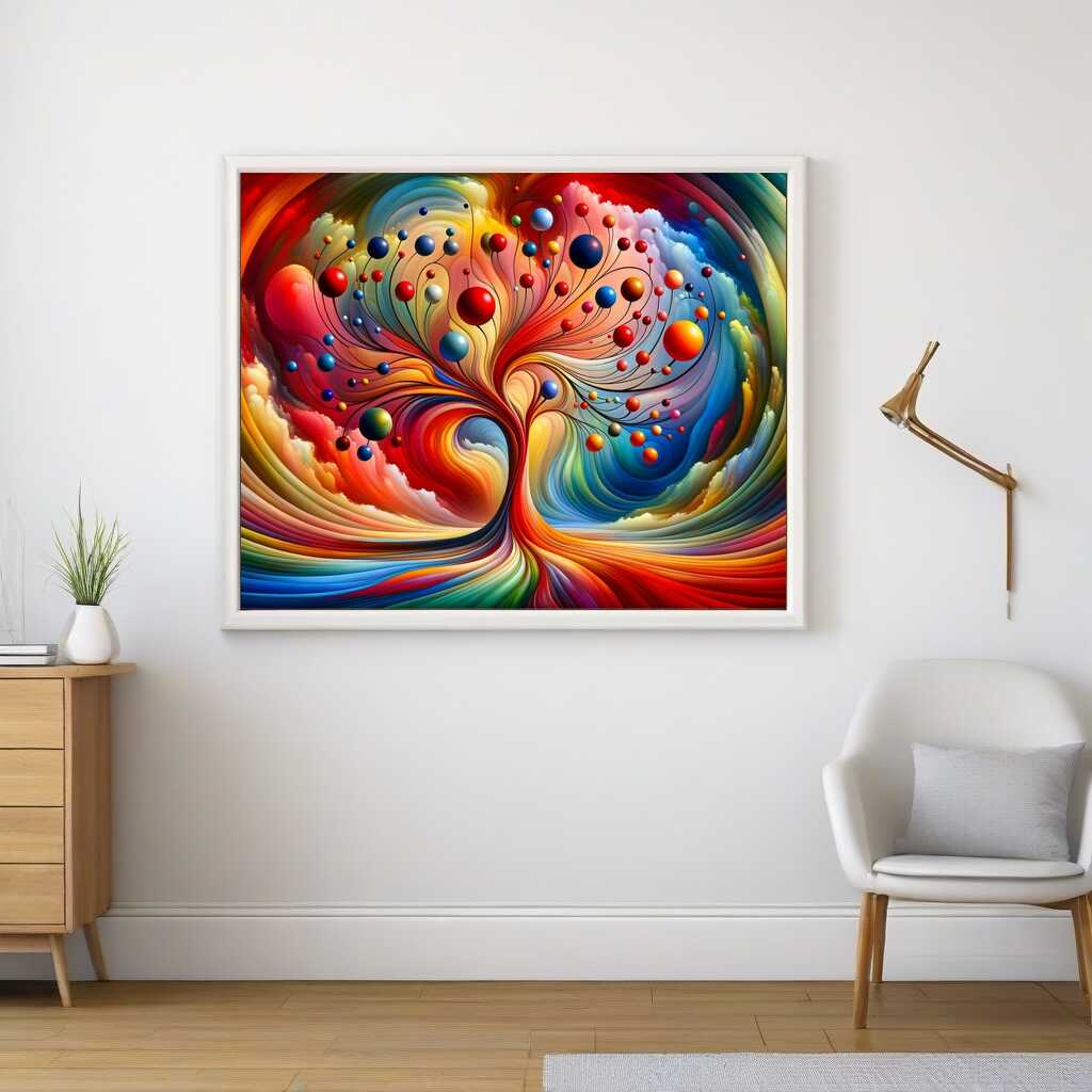 Abstract tree - Paint by Numbers