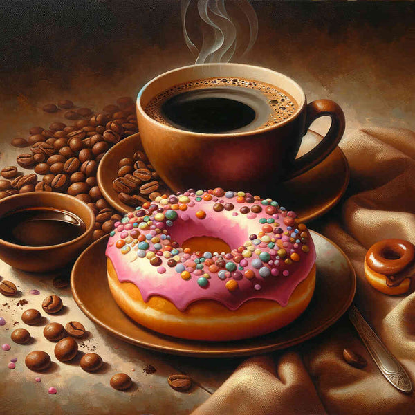 Paint by Numbers - Coffee and Donut