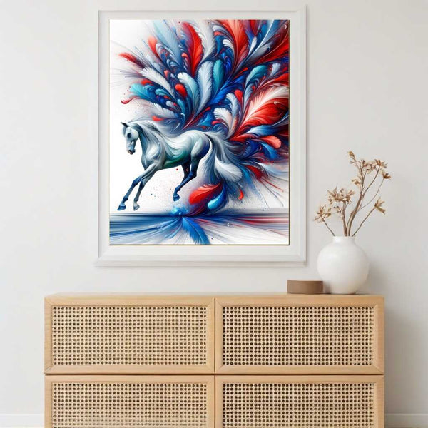 Paint by Numbers - Horse with Feathers