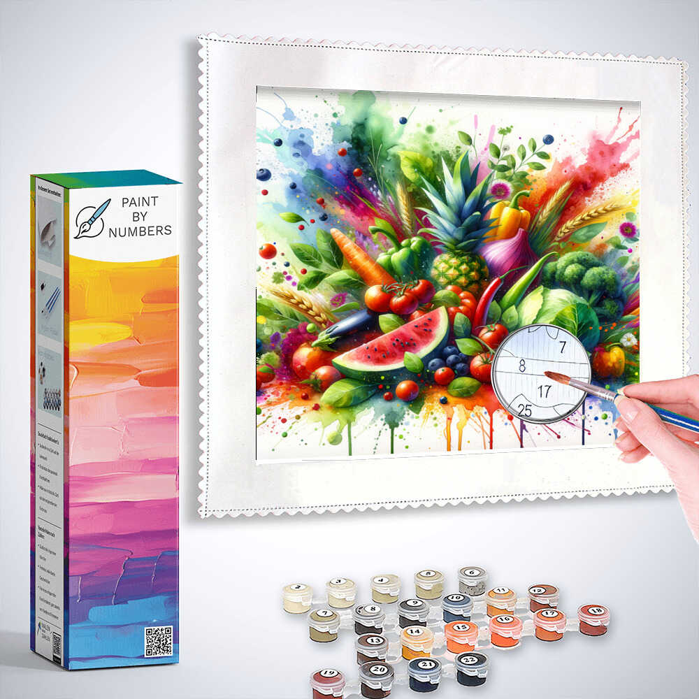 Paint by Numbers - Bon Apetit