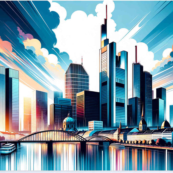 Paint by Numbers - Frankfurt Skyline