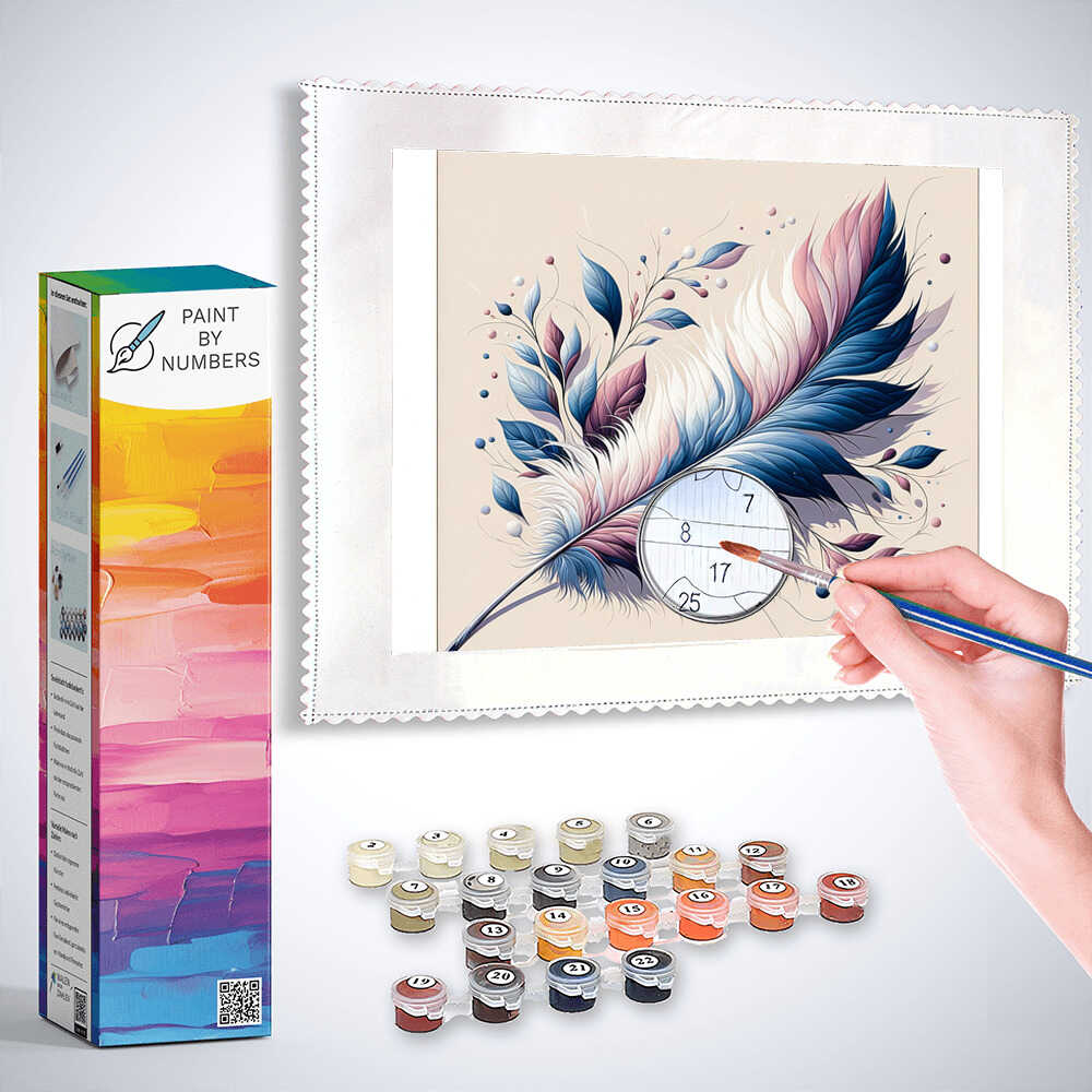 Paint by Numbers - Elegant Feather