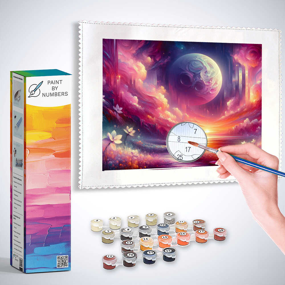 Paint by Numbers - Imaginative landscape
