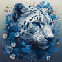 Diamond Painting - Schneegepardin - gedruckt in Ultra-HD - Gepard, Neu eingetroffen, Quadratisch, Tiere