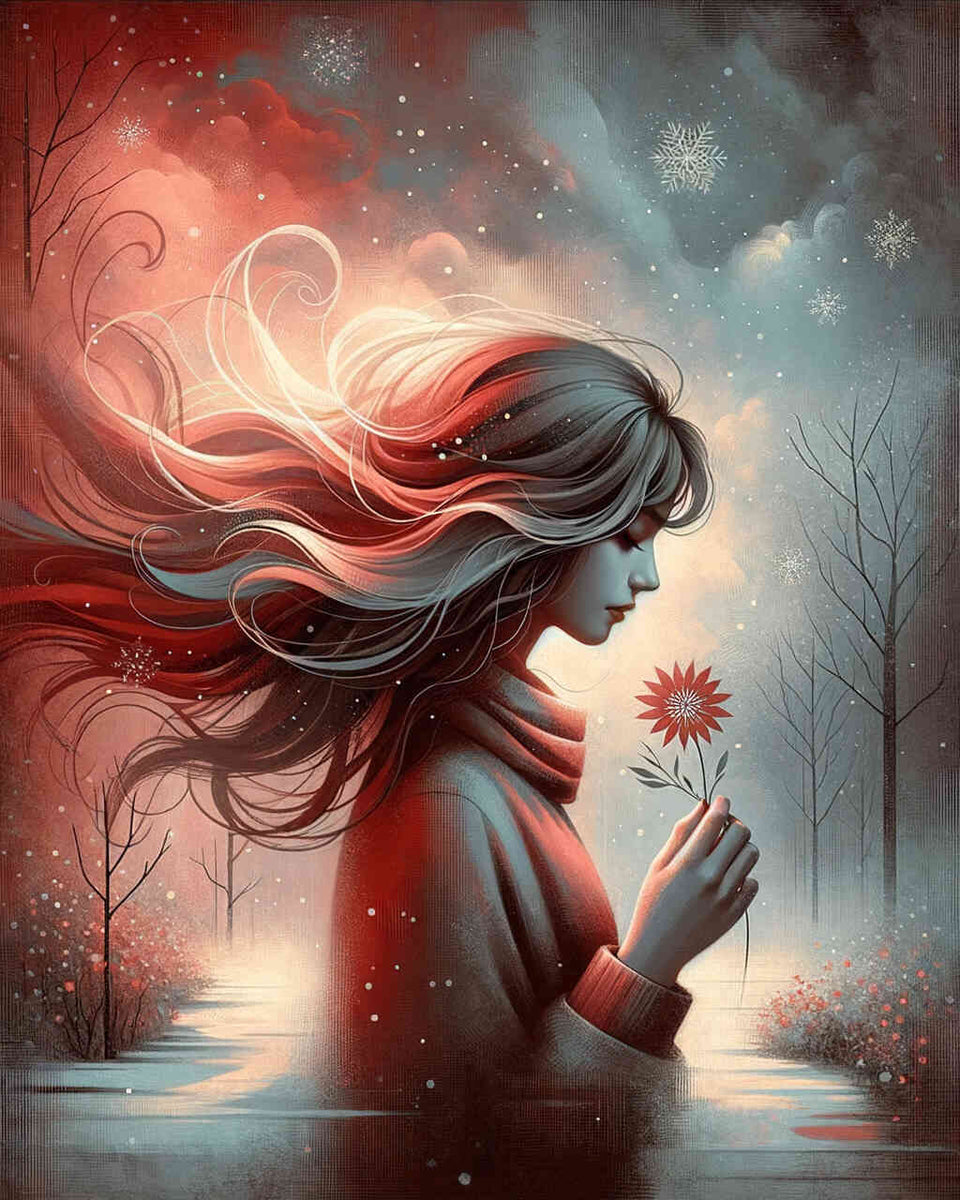 Paint by Numbers - Blowing hair