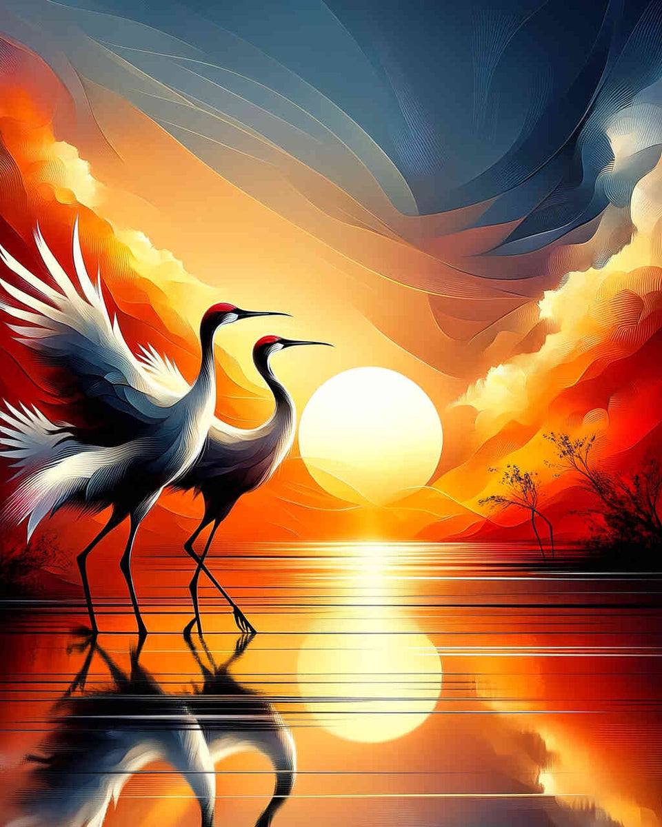 Cranes - Paint by Numbers