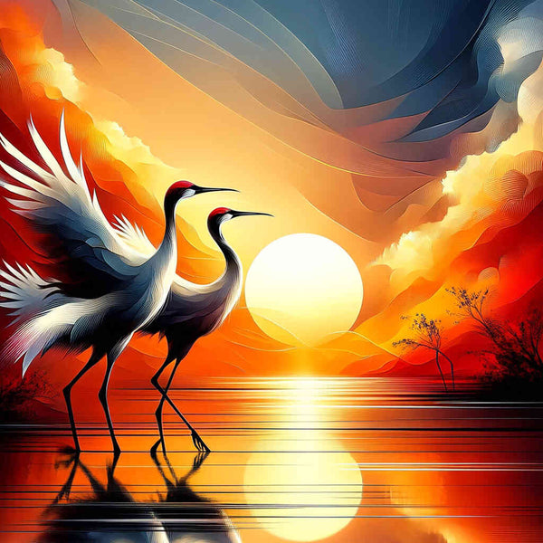Cranes - Paint by Numbers