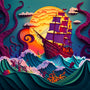 AB Diamond Painting - Schiff auf rauer See Paperart - gedruckt in Ultra-HD - AB Diamond, Neu eingetroffen, Quadratisch, Retro, Schiff
