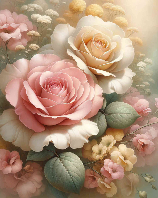 Paint by Numbers - Two Roses Bleeding