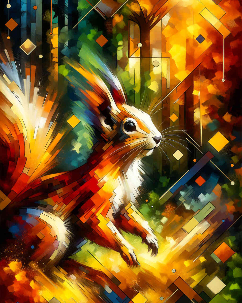 Paint by Numbers - Squirrel Makes Man