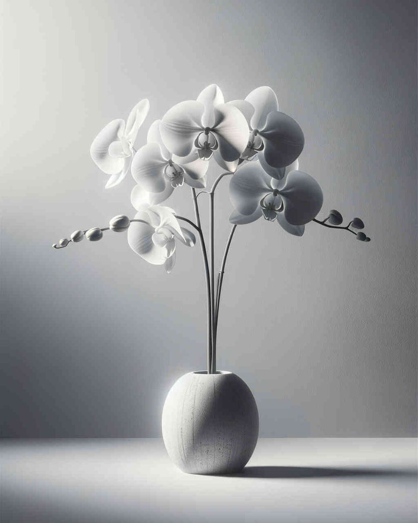 Paint by Numbers - White Orchid in Vase