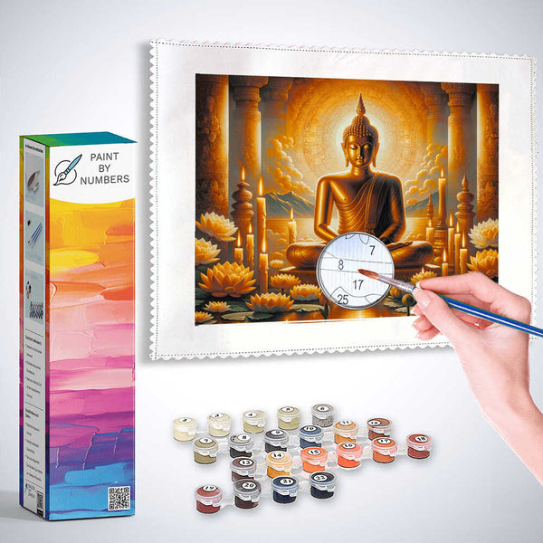 Paint by Numbers - Golden Buddha