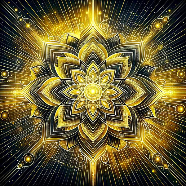 Paint by Numbers - Golden Mandala
