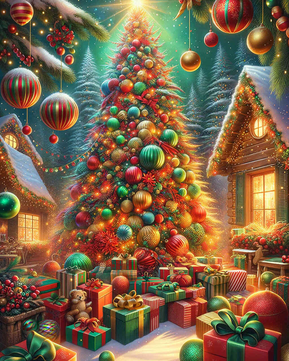 Paint by Numbers - Cute Christmas Hat