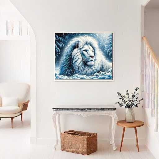 Paint by Numbers - Snow lion
