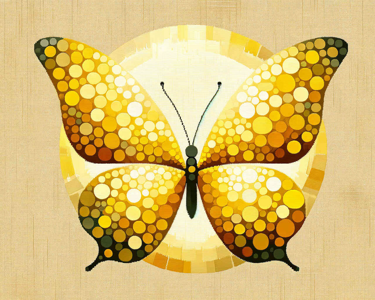 Paint by Numbers - Warming Butterfly