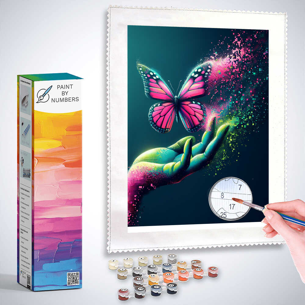 Paint by Numbers - Butterfly Freedom