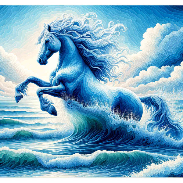 Horse in water - Paint by Numbers