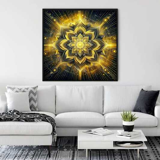 Paint by Numbers - Golden Mandala