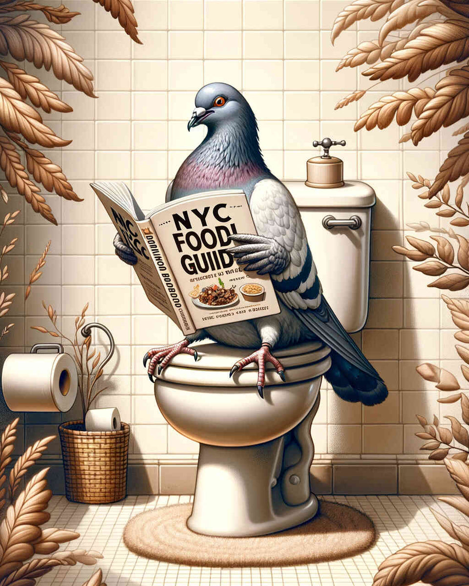 Paint by Numbers - Dove on the Wc