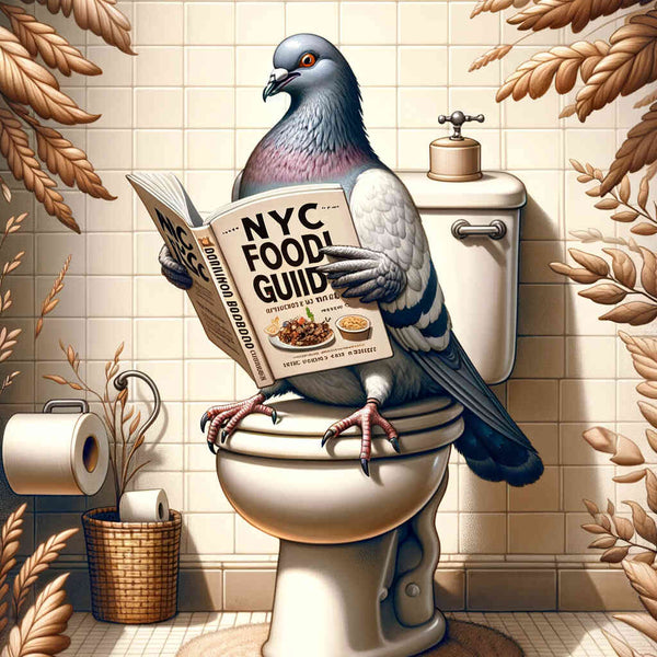 Paint by Numbers - Dove on the Wc