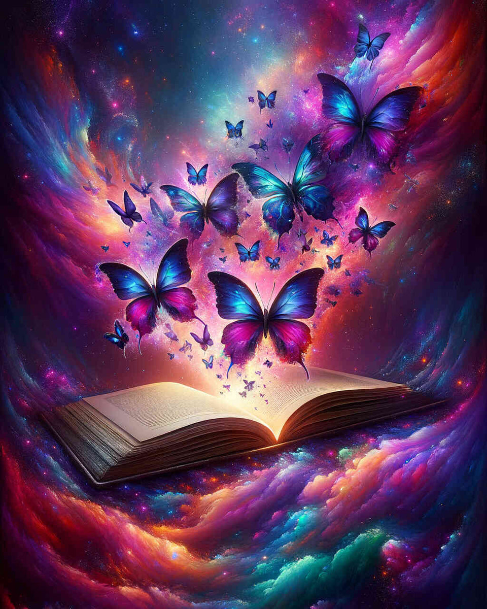 Paint by Numbers - Butterflies and Magic Book